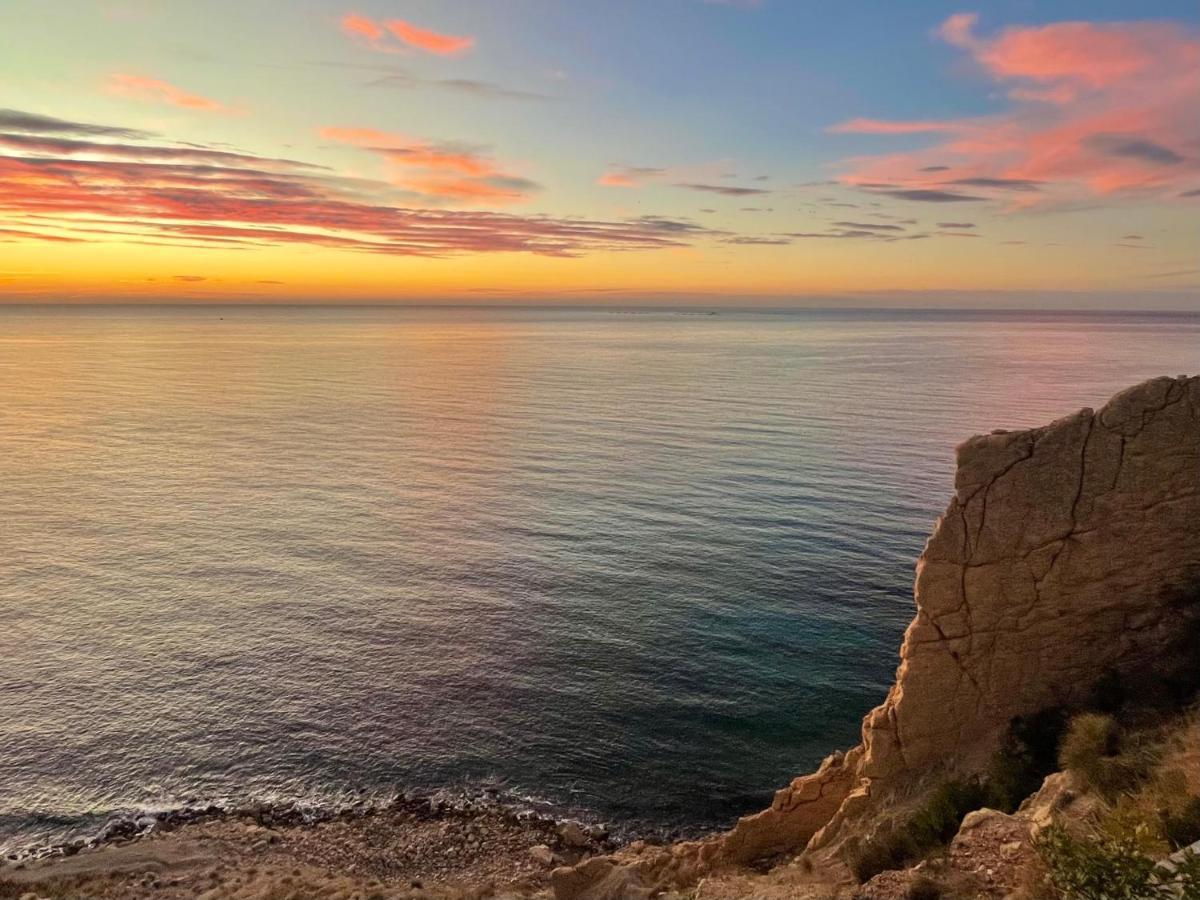Casa Con Maravillosas Vistas Al Mar Alicante Bagian luar foto