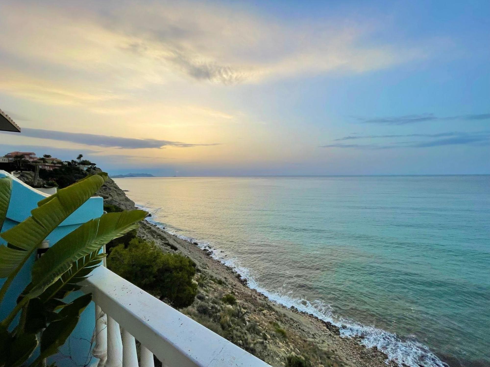 Casa Con Maravillosas Vistas Al Mar Alicante Bagian luar foto
